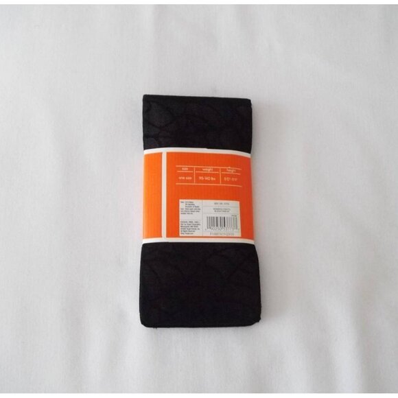 NIP NWT Spider Web Fishnet with Lace Detail Nylon Pantyhose/Tights One Size - Picture 3 of 7